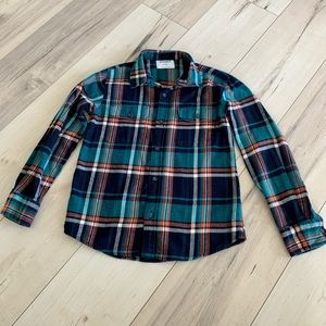 Old Navy Size L(10-12) Flannel Shirt